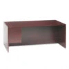 HON 10500 Series Single 3/4 Pedestal Desk Left 72", Assembled - 10586LNN
