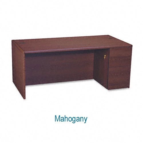 HON 10700 Series Single Pedestal Desk Right 72", Assembled - 10787R - Image 2