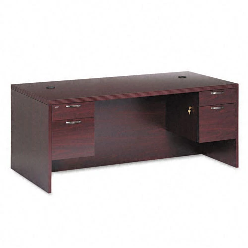 HON 11500 Series Valido Executive Double Pedestal Desk 72" Rectangular, Assembled - 11593 - Image 2