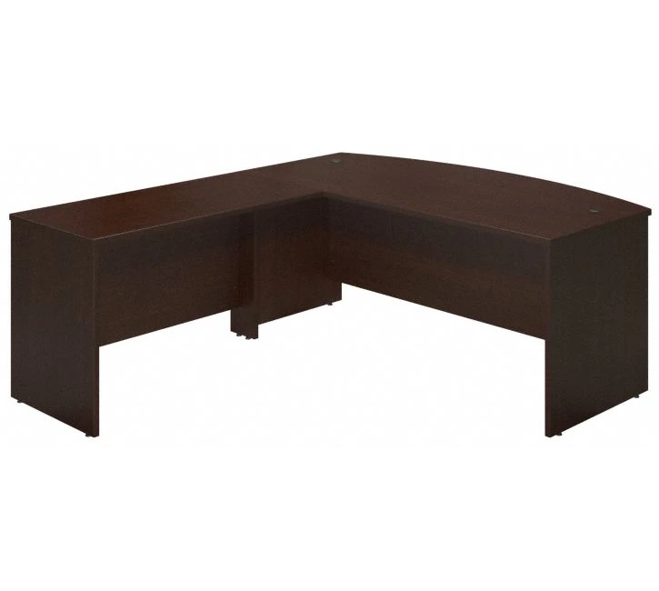 Bush Series C Elite Mocha Cherry 72W X 36D Bowfront Desk Shell With 48W Return - SRE034MR