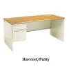HON 38000 Series Desk W/Left Pedestal For Workstation - 38292L