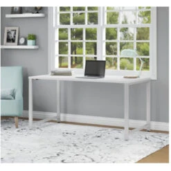 Bush Business Furniture 400 Series Table Desk 72" X 30", White -400S145WH