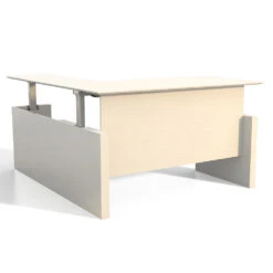 Mayline Medina Height-Adjustable Straight Desk W Return 63" - MNT52H-TSS