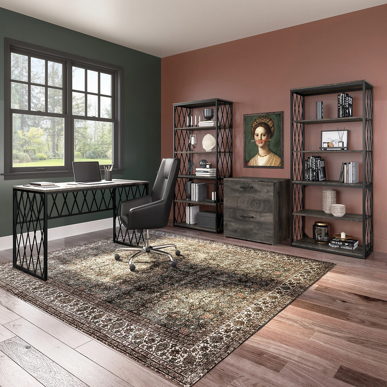 Kathy Ireland Home By Bush Furniture City Park 60W Industrial L Shaped Desk - CPK001GH - Image 8