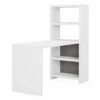 Bush Business Furniture Echo 56W Desk With Bookcase - ECH021WHMG