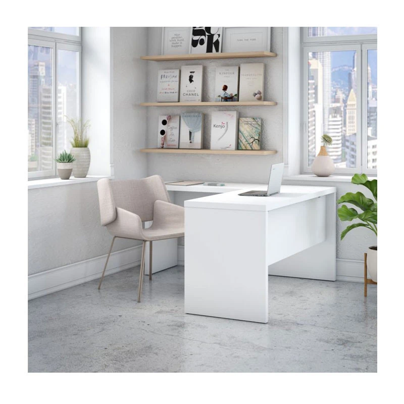 Bush Echo Credenza/ Desk WithReturn 60" -ECH026PW - Image 2