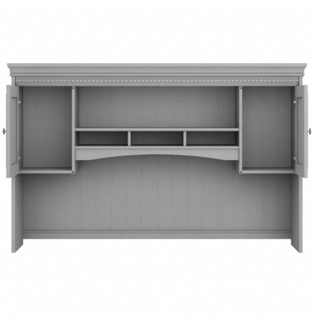Bush Furniture Fairview 60W L Shaped Desk With Hutch In Cape Cod Gray - FV004CG - Image 7