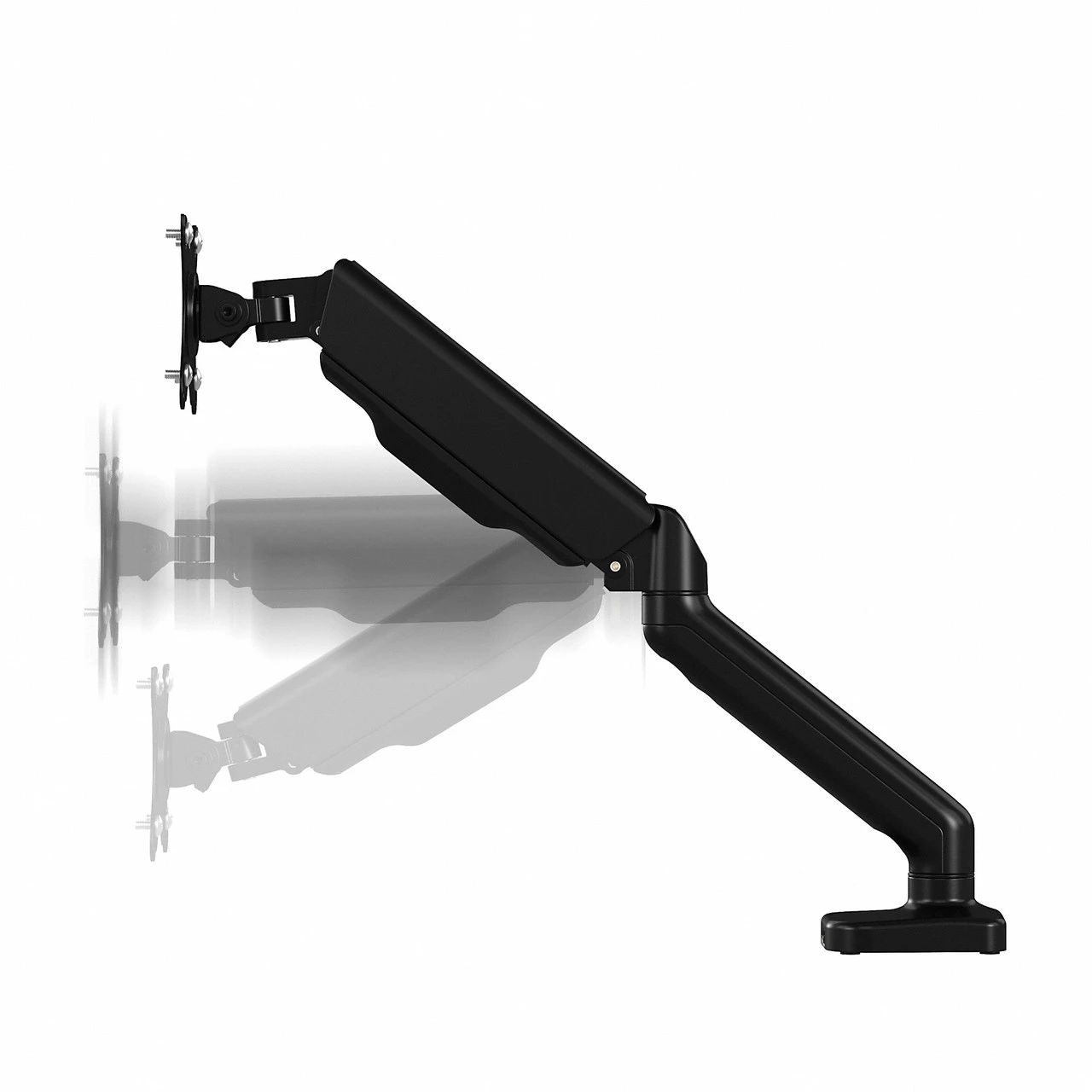 Bush Business Furniture Hybrid 72W X 30D Computer Desk With Hutch, Mobile File Cabinet And Monitor Arm In Platinum Gray - HYB019PGSU - Image 7