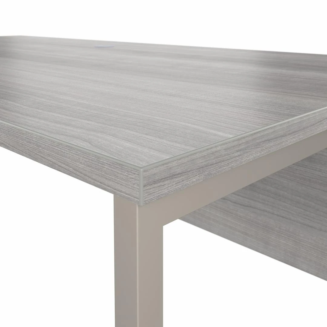 Bush Business Furniture Hybrid 72W X 36D L Shaped Table Desk In Platinum Gray - HYB025PG - Image 5
