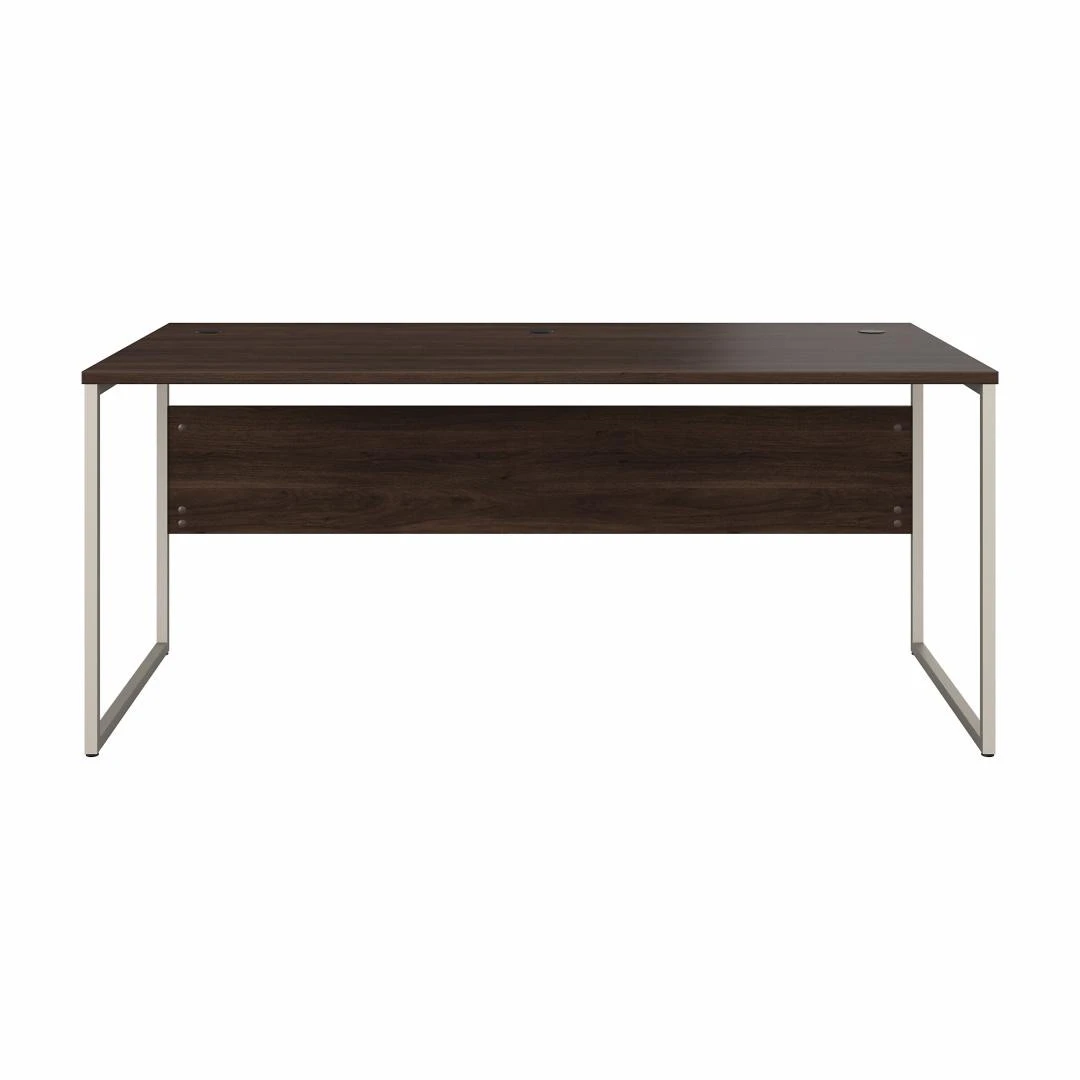 Bush Furniture Hybrid 72W X 36D Computer Table Desk In Black Walnut - HYD172BW - Image 5