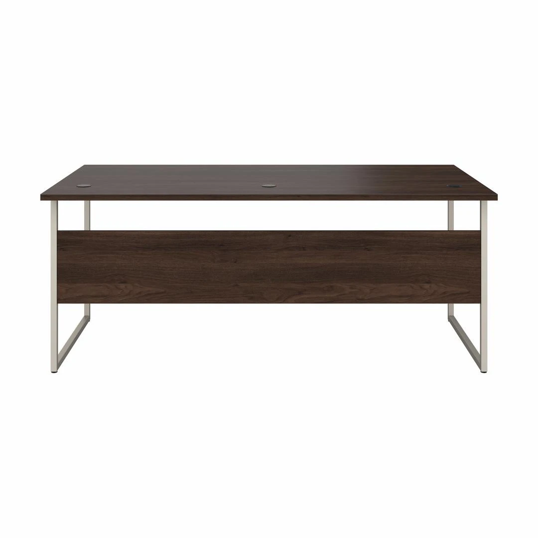 Bush Furniture Hybrid 72W X 36D Computer Table Desk In Black Walnut - HYD172BW - Image 10