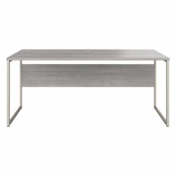 Bush Furniture Hybrid 72W X 36D Computer Table Desk In Platinum Gray - HYD172PG