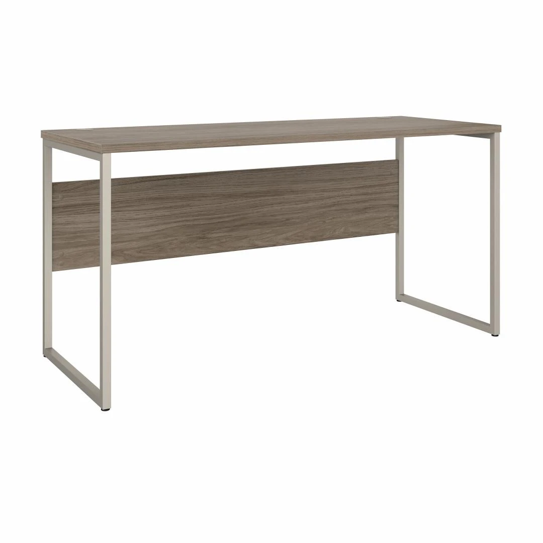 Bush Furniture Hybrid 60W X 24D Computer Table Desk In Modern Hickory - HYD260MH