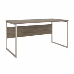 Bush Furniture Hybrid 60W X 30D Computer Table Desk In Modern Hickory - HYD360MH