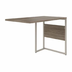 Bush Business Furniture Hybrid 42W X 24D Desk Return/Bridge In Modern Hickory - HYR142MH