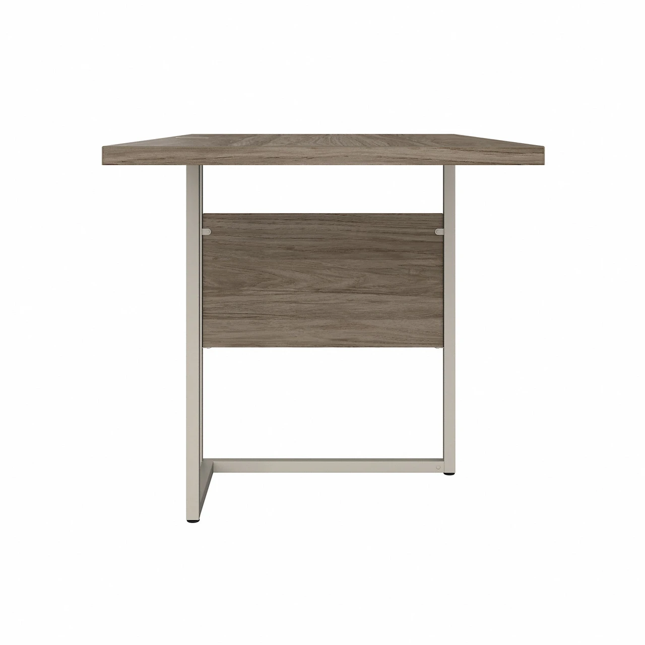 Bush Business Furniture Hybrid 42W X 24D Desk Return/Bridge In Modern Hickory - HYR142MH - Image 7