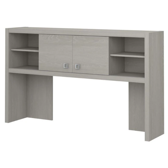 Bush Echo L-Shaped Desk With Hutch And Bookcase -ECH033GS - Image 4