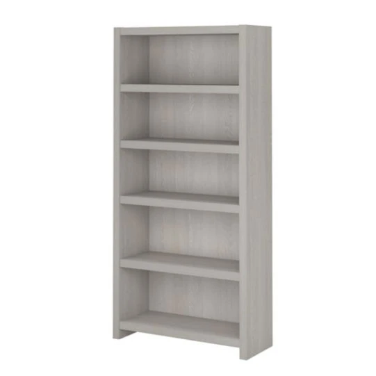 Bush Echo L-Shaped Desk With Hutch And Bookcase -ECH033GS - Image 8