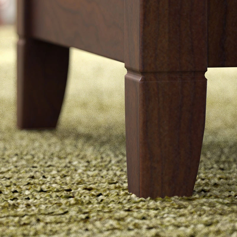 Bush Key West 48"W Writing Desk With 2 Drawer Mobile Pedestal And 5 Shelf Bookcase - KWS002BC - Image 8