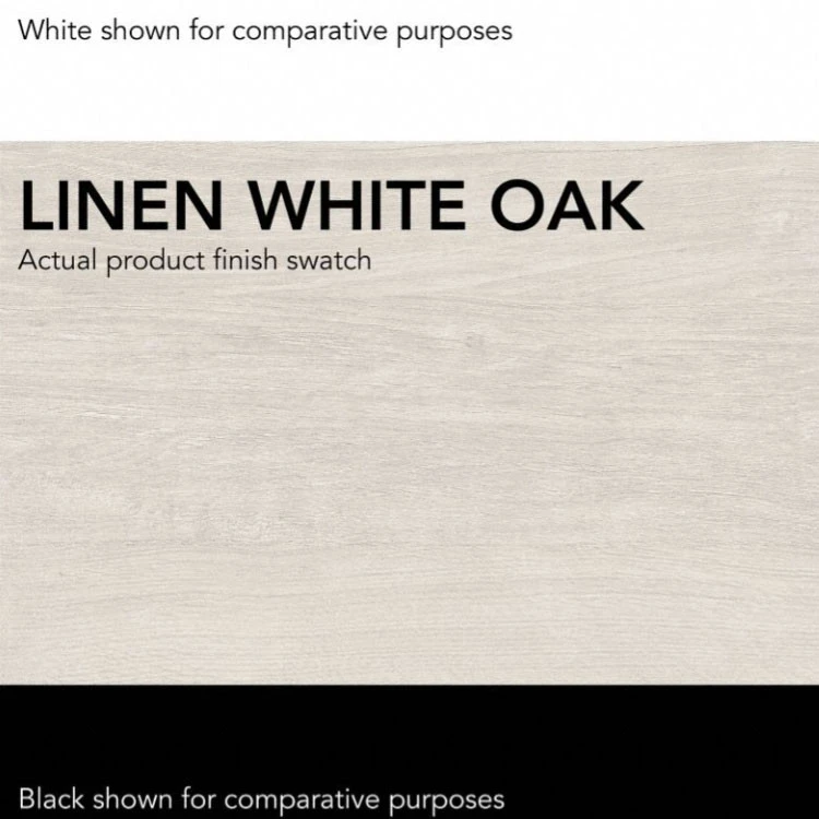 Bush Key West 48W Writing Desk With 2 Drawer Lateral File Cabinet Linen White Oak - KWS003LW - Image 11