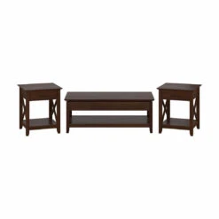 Bush Key West Lift Top Coffee Table Desk With End Tables - KWS076BC
