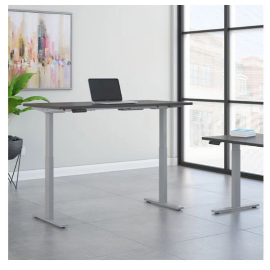 Move 60 Series By Bush Business Furniture 72W X 30D Height Adjustable Standing Desk - M6S7230SGSK