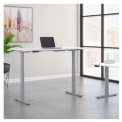 Move 60 Series By Bush Business Furniture 72W X 30D Height Adjustable Standing Desk - M6S7230WHSK
