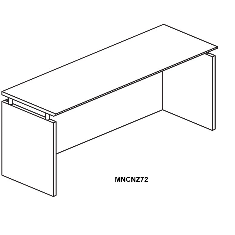 Mayline Medina Laminate Executive Credenza 72" Mocha - MNCNZ72-LDC - Image 2