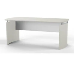 Mayline Medina Laminate Executive Desk 72" Textured Sea Salt Finish - MND72TSS