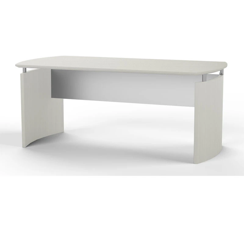 Mayline Medina Laminate Executive Desk 72" Textured Sea Salt Finish - MND72TSS