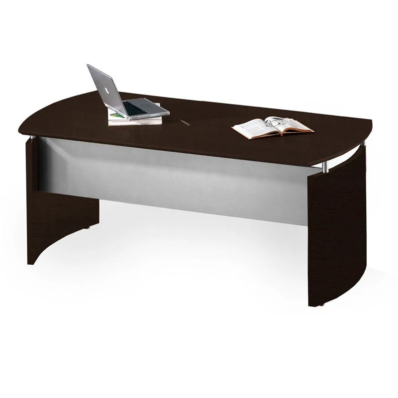 Mayline Medina Laminate Executive 72" Desk U-Shaped Package Right Mocha - MNT31-LDC - Image 2