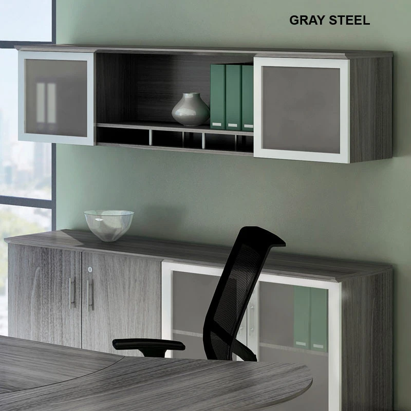 Mayline Medina Executive 72" Desk Package Gray Steel - MNT97-LGS - Image 4