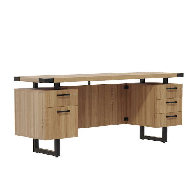 Mayline Safco Mirella 72" Desk Sand Dune - MRCBF7220SDD