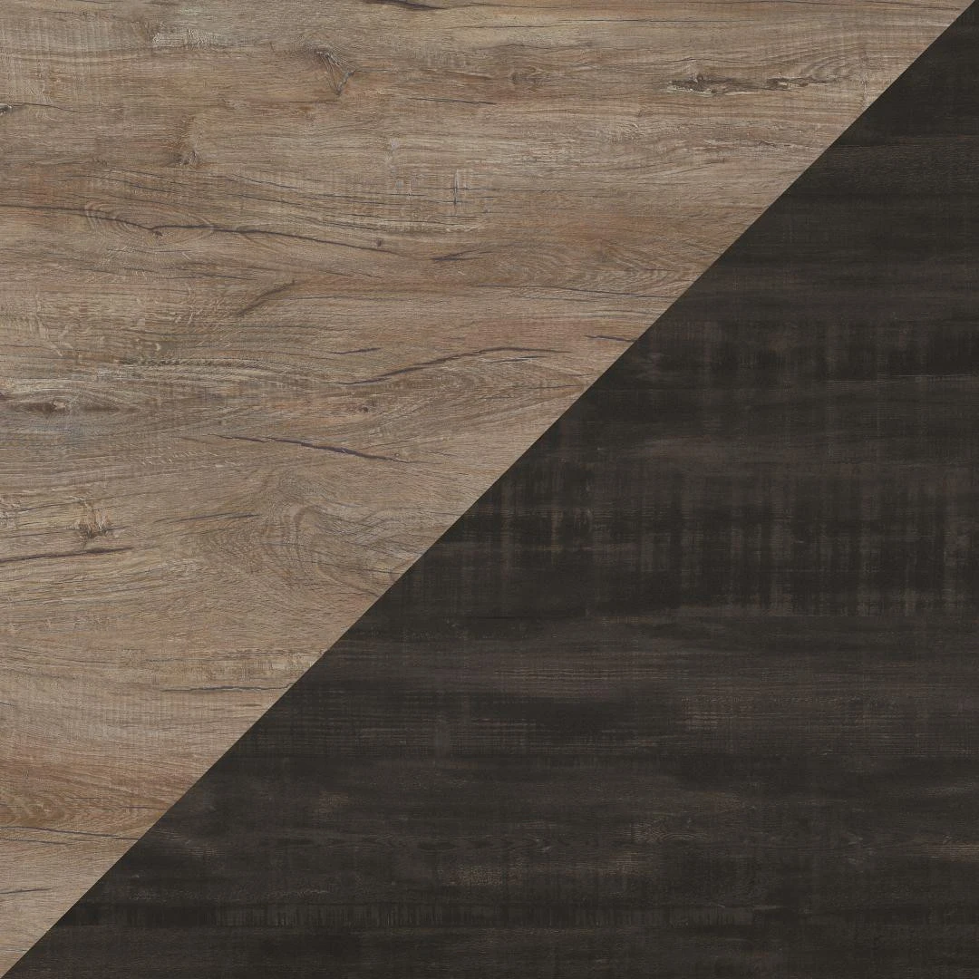 Bush Furniture Refinery 2 Person Industrial Desk Set With Lateral File Cabinet In Rustic Gray - RFY019RG - Image 6