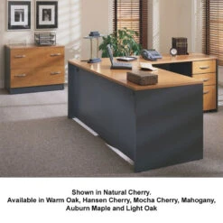 Bush Business Furniture Series C Package L-Shaped Desk With Lateral File - SC20