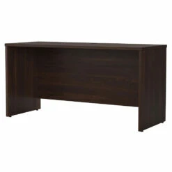 Bush Business Furniture Studio C Credenza Desk 60" X 24" Black Walnut - SCD360BW