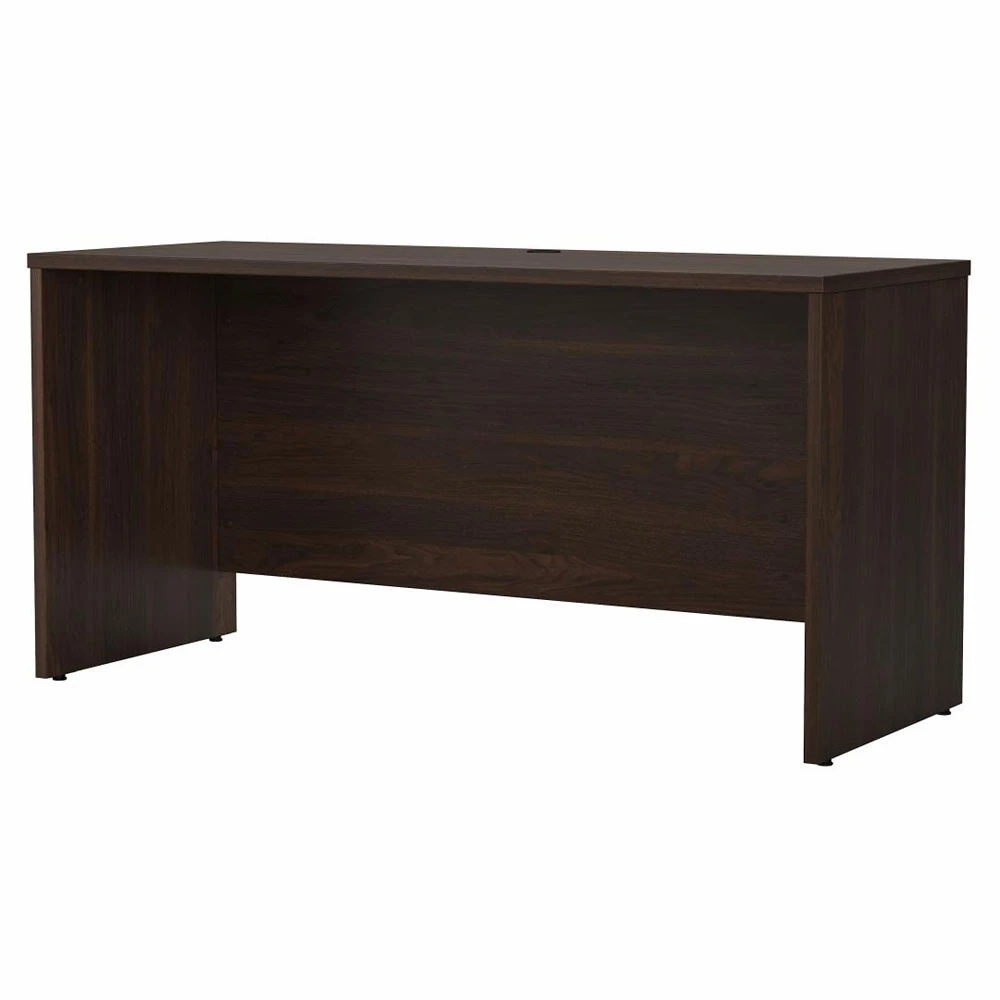 Bush Business Furniture Studio C Credenza Desk 60" X 24" Black Walnut - SCD360BW