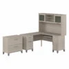 Bush Furniture 60W L Desk W Hutch And Lateral File - SET008SO
