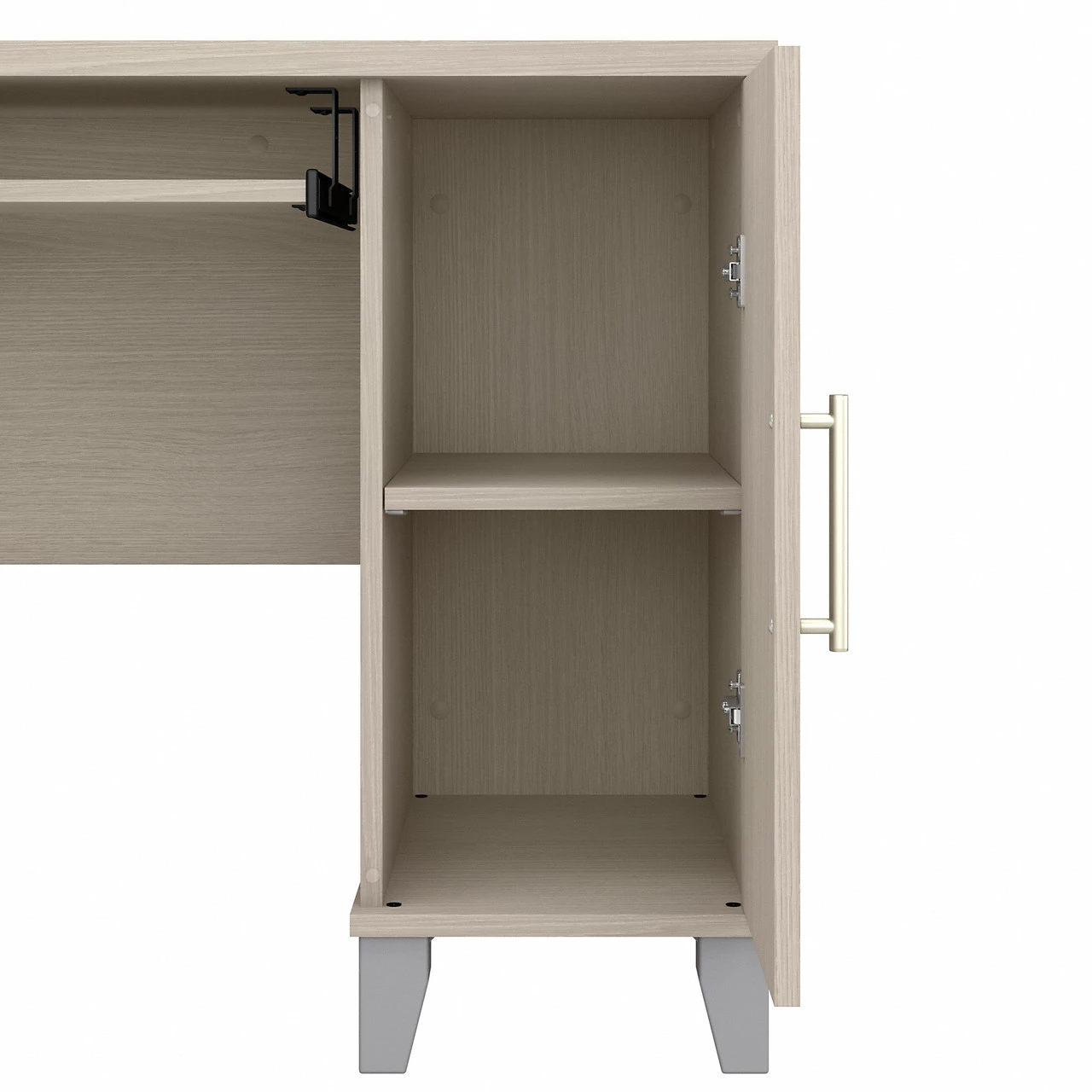 Bush Furniture 60W L Desk W Hutch And Lateral File - SET008SO - Image 4