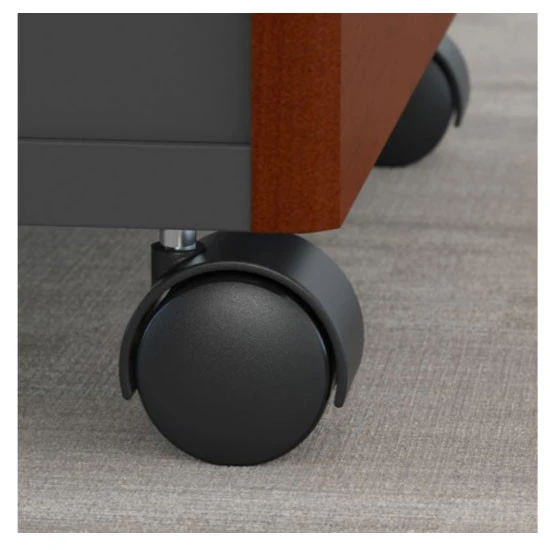 Bush Business Furniture C Series Executive Bowfront Desk 60" Package Left Hansen Cherry - SRC093HCSU - Image 6