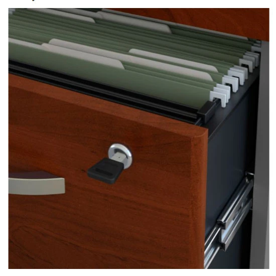 Bush Business Furniture C Series Executive U-Shape Desk 72" Package Hansen Cherry - SRC091HCSU - Image 8