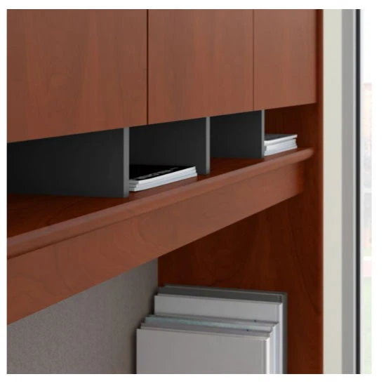 Bush Business Furniture Series C Executive Bow Front Desk Package 72" Hansen Cherry - SRC082HCSU - Image 6