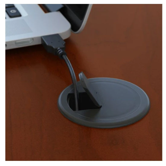 Bush Business Furniture Series C Executive Bow Front Desk Package 72" Hansen Cherry - SRC082HCSU - Image 7