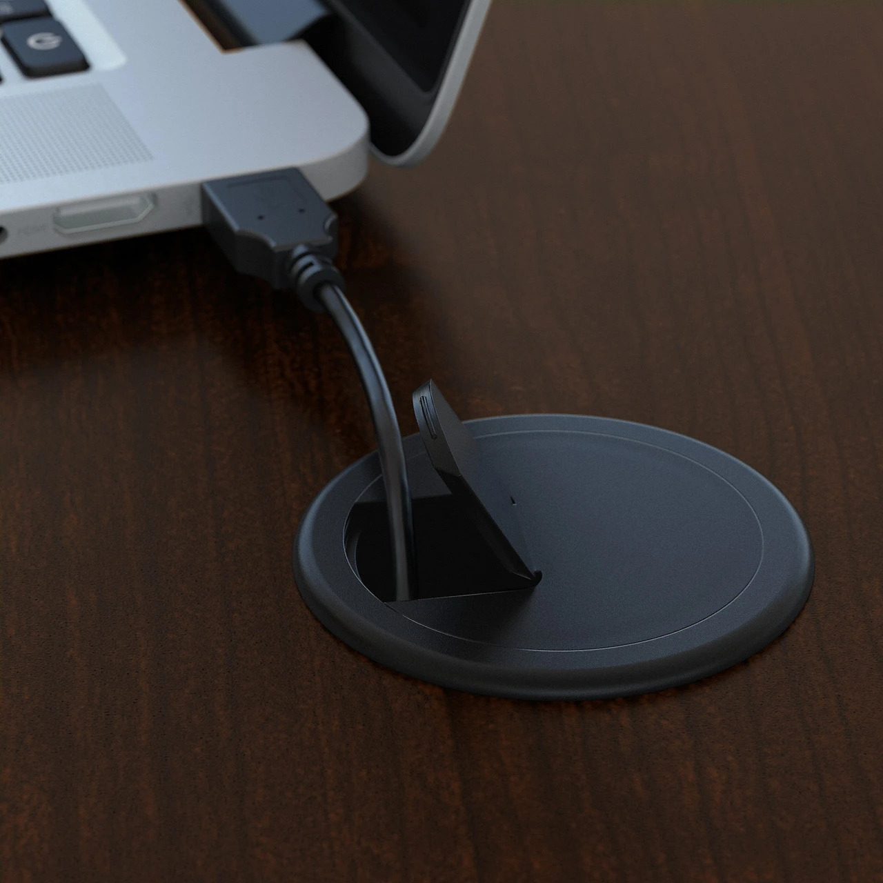 Bush Business Furniture Series C 60W X 30D Desk, Hutch And Mobile File Cabinet Mocha Cherry - SRC145MRSU - Image 4