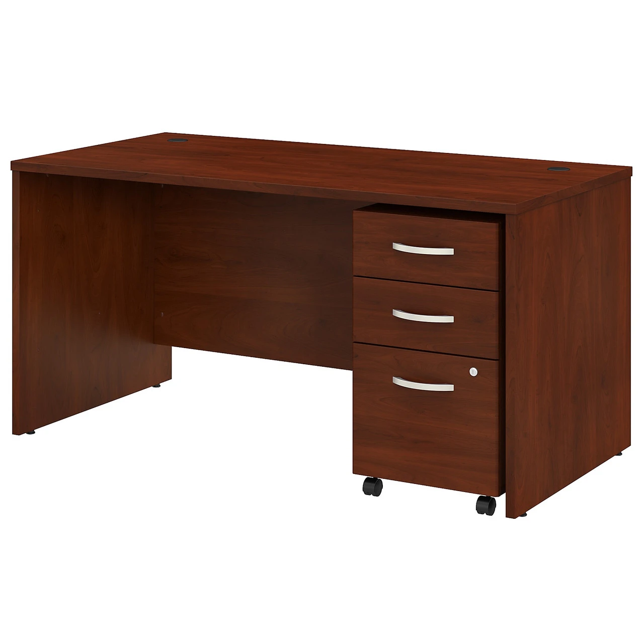 Bush Business Furniture Studio C 60W X 30D Office Desk With Mobile File Cabinet Hansen Cherry - STC014HCSU - Image 3