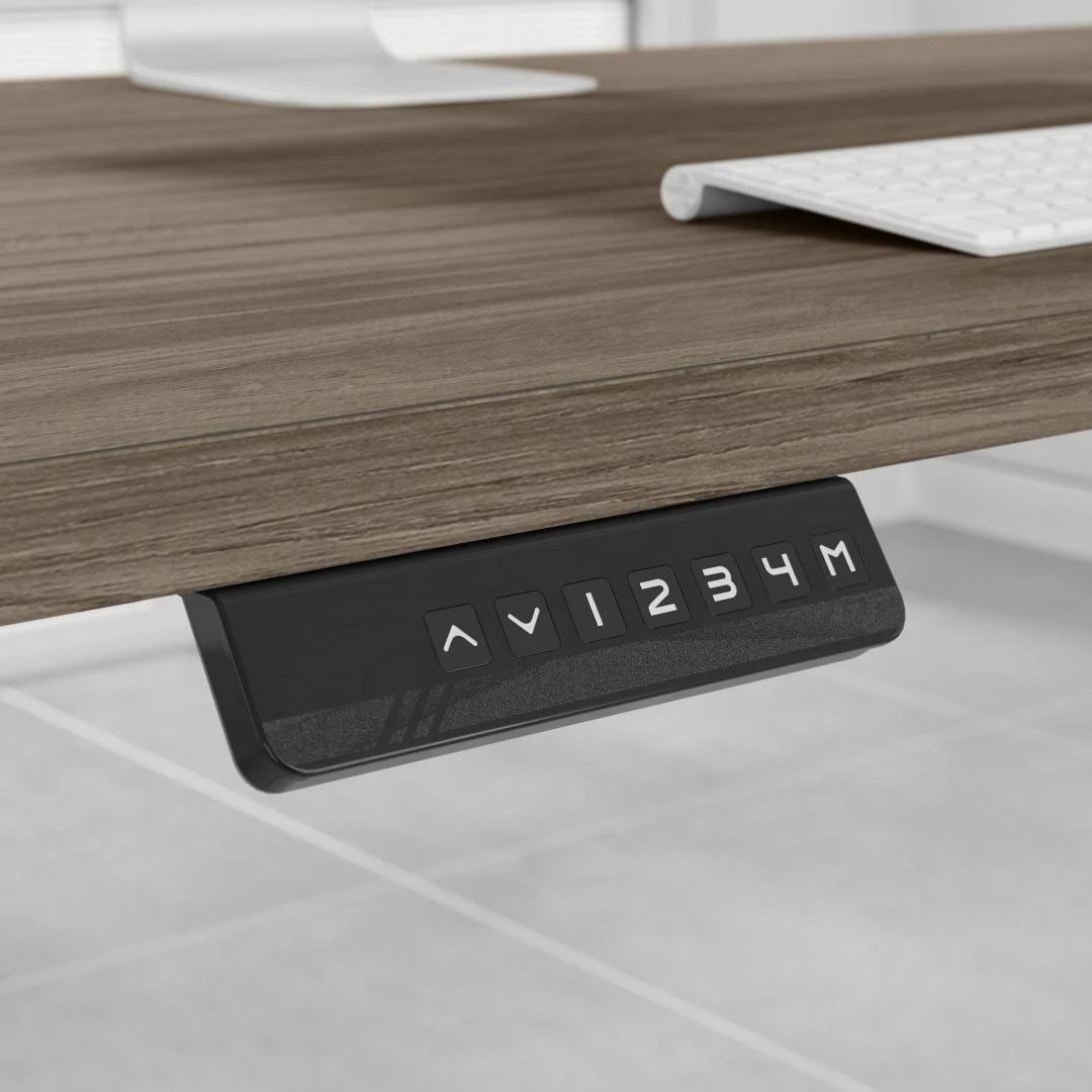 Bush Business Furniture Studio C Desk And Height Adjustable Standing Desk Package 60" Modern Hickory - STC017MHSU - Image 4