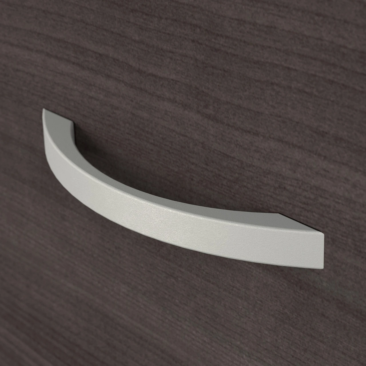 Bush Furniture Studio C 60"W Desk, 3 Drawer Mobile Ped And Low Storage Storm Gray - STC042SGSU - Image 6