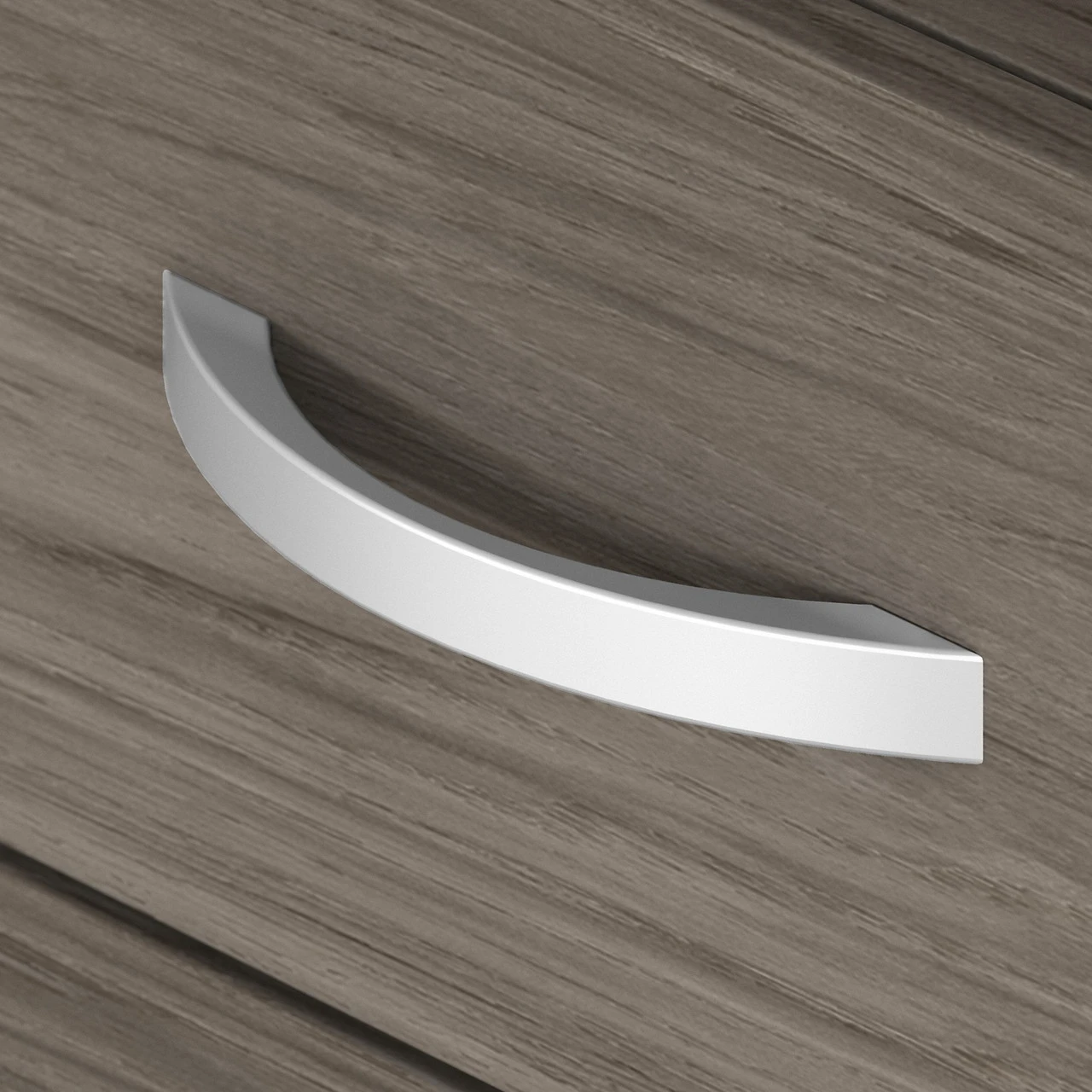 Bush Furniture Studio C 72"W Desk, 3 Drawer Mobile Ped And Low Storage Cabinet Modern Hickory - STC048MHSU - Image 6