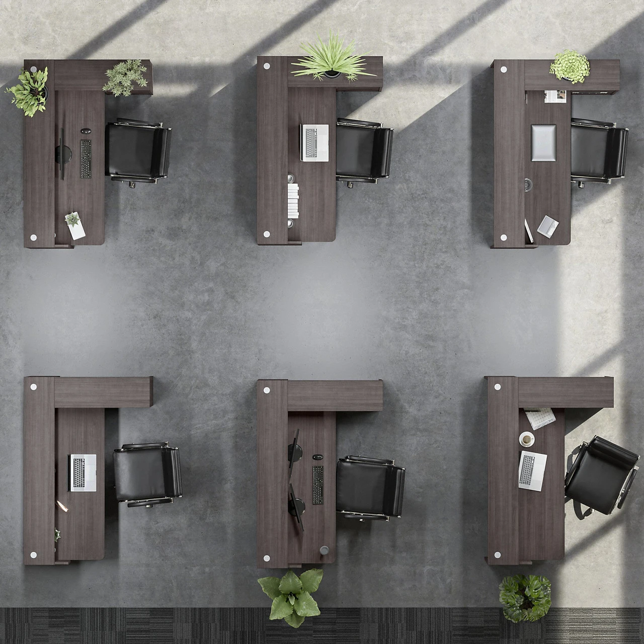 Bush Furniture 72W Cubicle Desk With Shelves And Mobile File Cabinet - STC062SGSU - Image 13