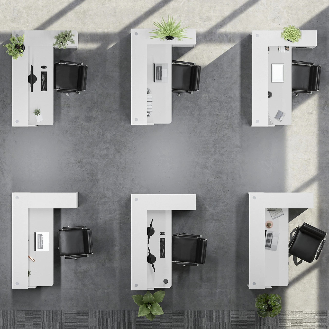 Bush Furniture 72W Cubicle Desk With Shelves And Mobile File Cabinet - STC062SGSU - Image 14